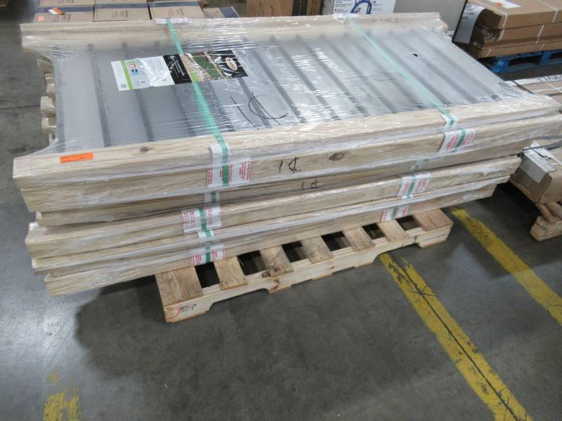 lot 138 image: (10) Weathershield 6 ft Treated Pine Rail w Round Aluminum Balusters, 162629