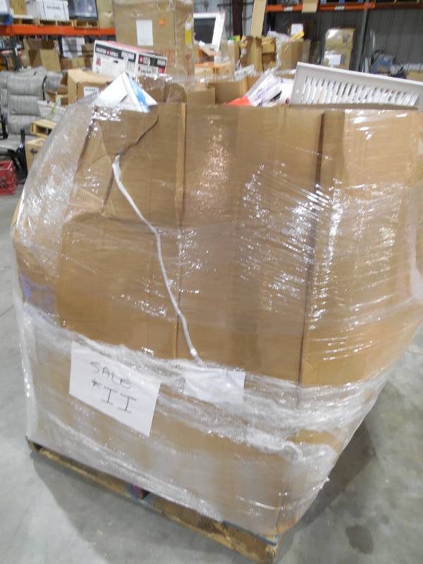 lot 8 image: WHOLESALE PALLET LOT OF GENERAL MERCHANDISE, SMALLS- TOOLS,HARDWARE ITEMS