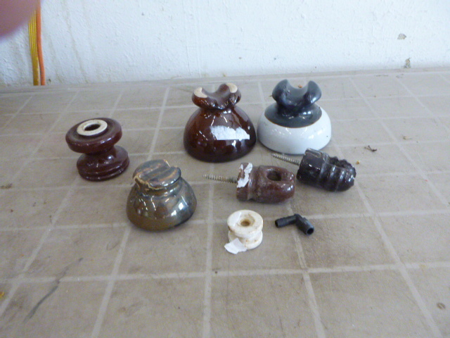 lot 70 image: Stoneware Insulators