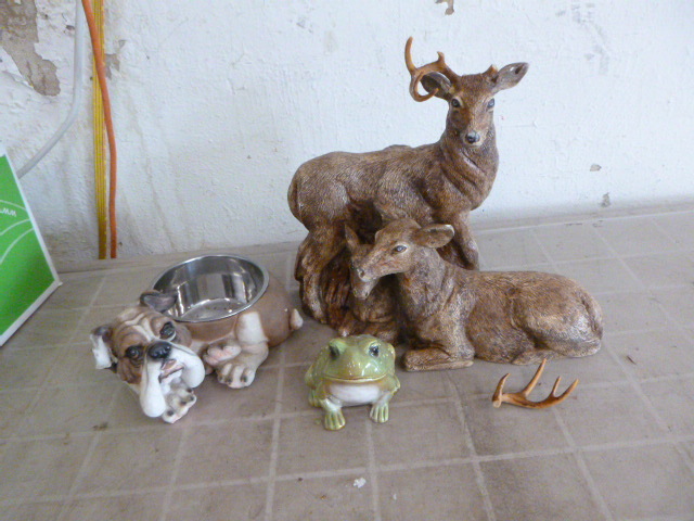 lot 74 image: Deer Statue