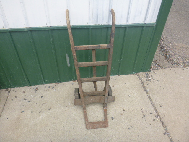lot 106 image: Vintage Two Wheel Cart