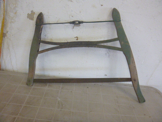 lot 114 image: Vintage Buck Saw