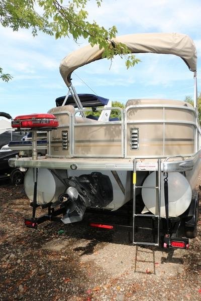 lot 1435 image: 2008 Premier Sunsation 21 IO Pontoon 
