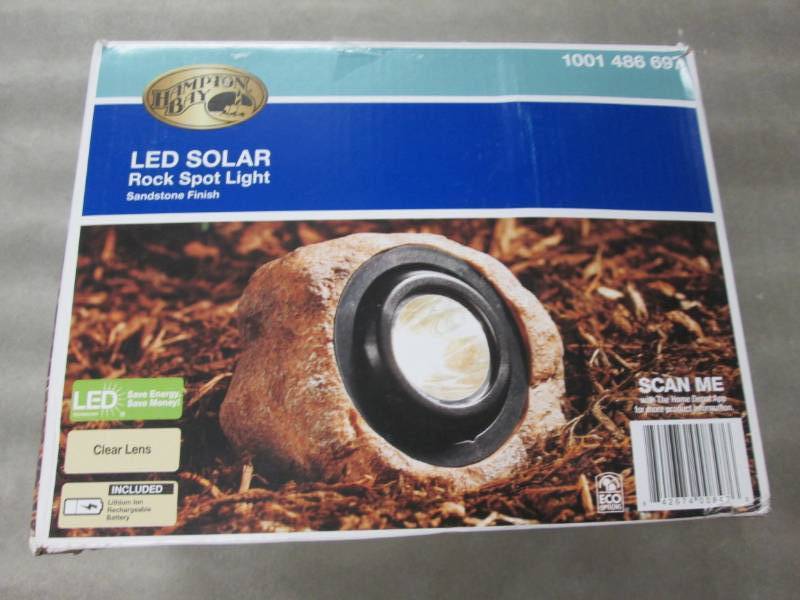 lot 12 image: Hampton Bay 1-Light Solar Outdoor I...