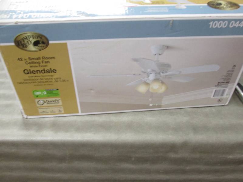 lot 20 image: Hampton Bay Glendale 42 in. LED Ind...