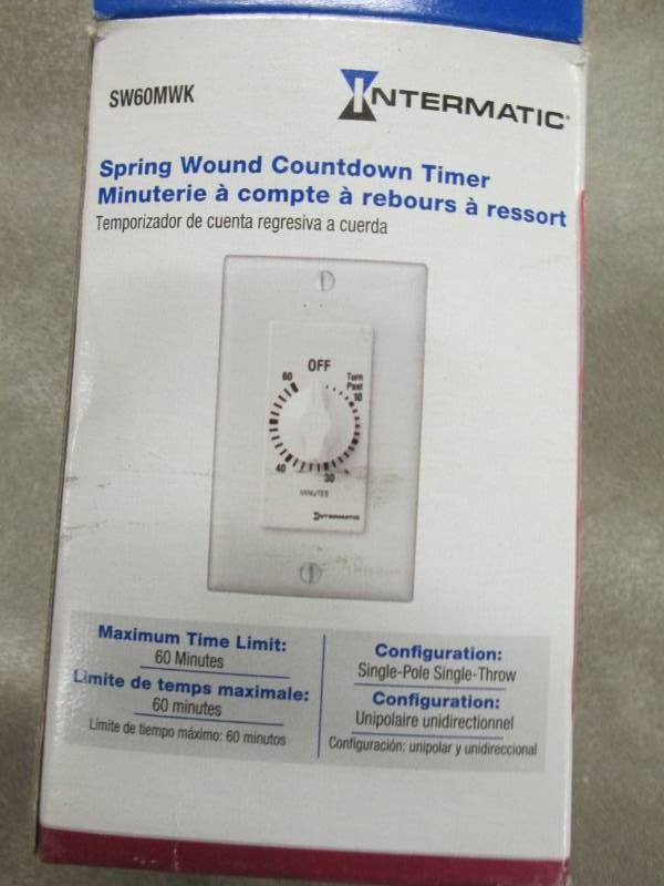 lot 32 image: Intermatic 20 Amp 60-Minute Indoor ...