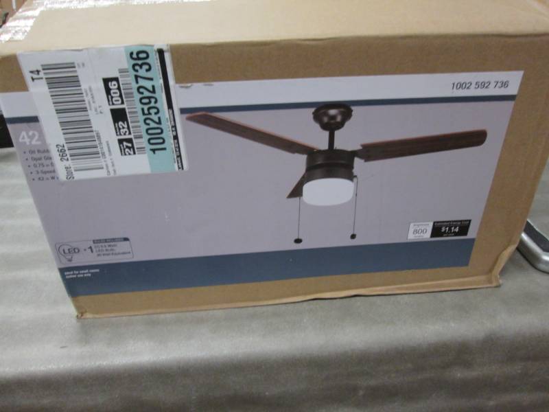 lot 61 image: Montgomery 42 in. LED Indoor Oil Ru...