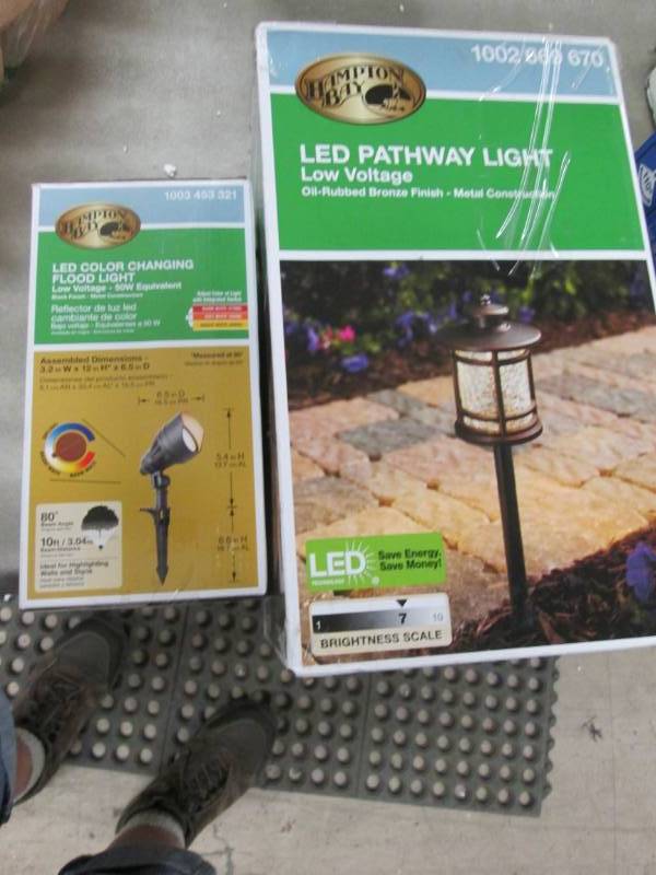 lot 72 image: LED Flood Light, Pathway Light...