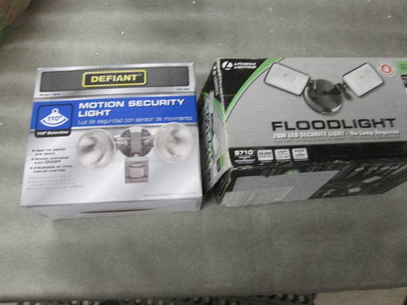 lot 73 image: Motion Security Light, Flood Light...