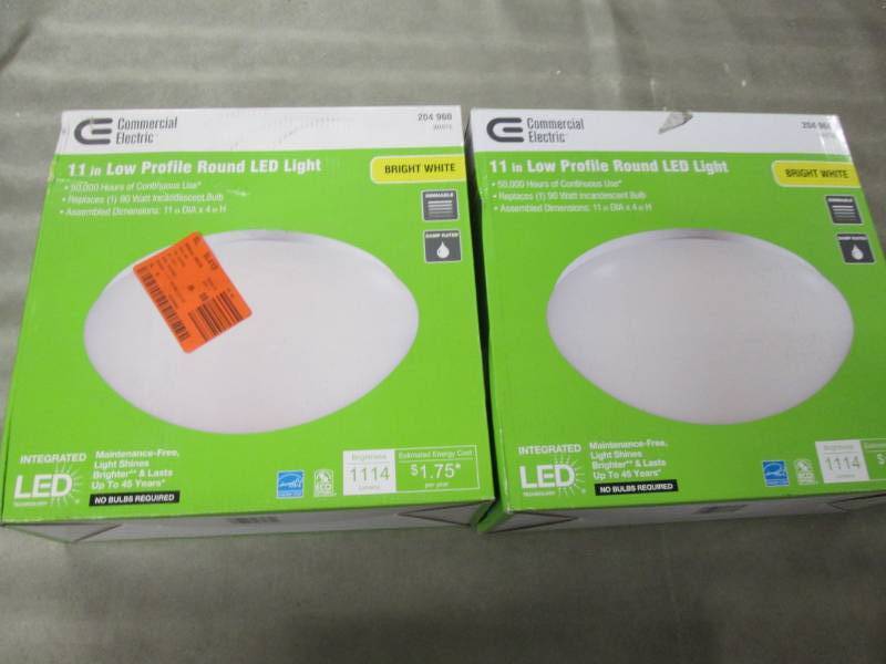 lot 83 image: 2 Commercial Electric 11 inch Low P...