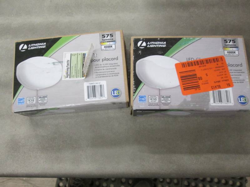 lot 106 image: 2 Lithonia Lighting 10-Watt White I...