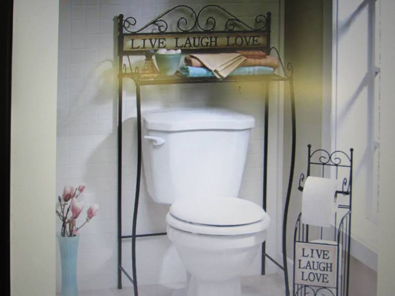 lot 112 image: Live Laugh Love Short Space Saver o...