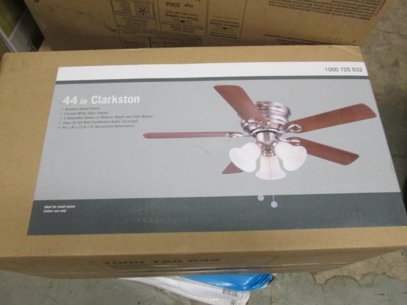 lot 141 image: Clarkston 44 in. Indoor Brushed Nic...