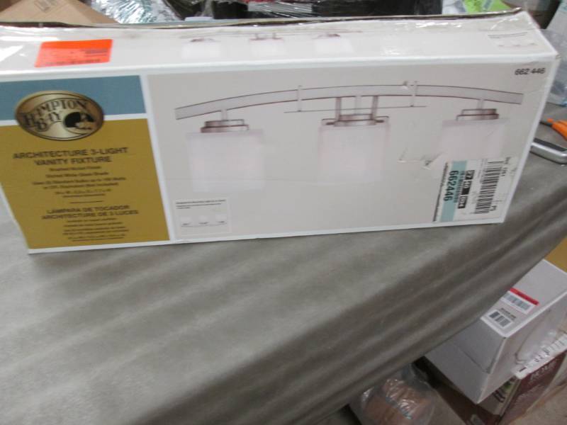 lot 149 image: Hampton Bay Architecture 3-Light Br...