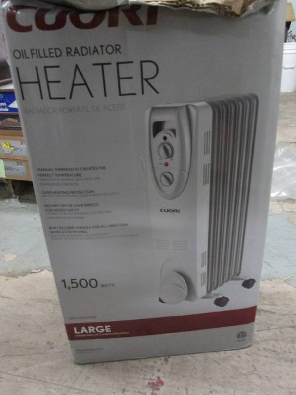 lot 193 image: Cuori Oil Filled Radiator Heater 15...