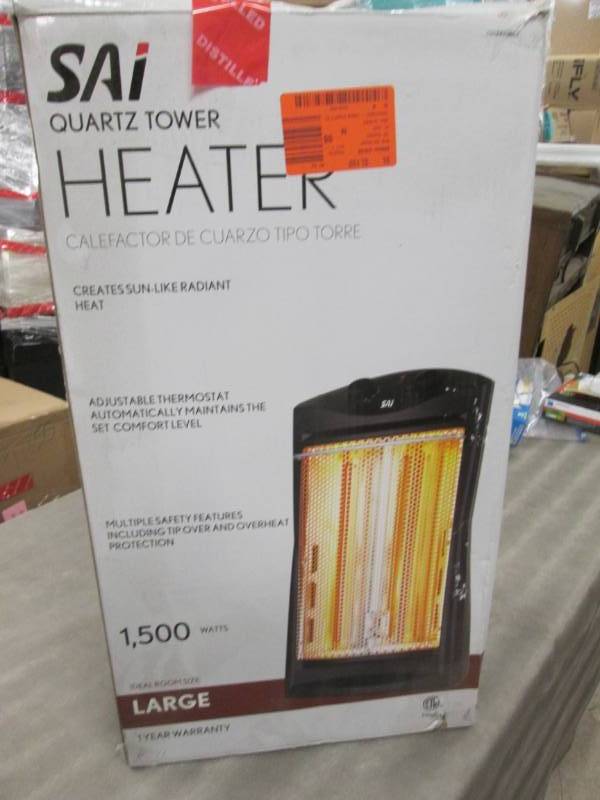 lot 194 image: Sai Quartz Tower Heater 1500 watts ...