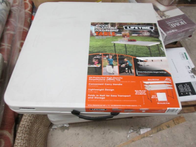 lot 264 image: Lifetime 4 ft Adjustable(24-36inch)...