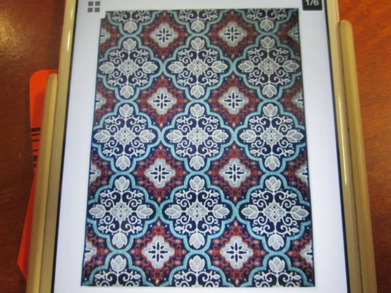 lot 283 image: Hampton Bay Scroll Star Moroccan Na...