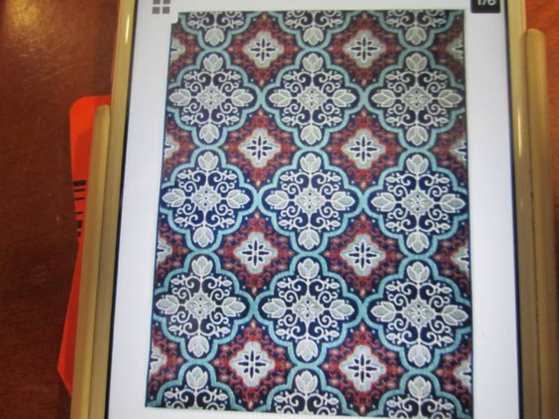 lot 284 image: Hampton Bay Scroll Star Moroccan Na...