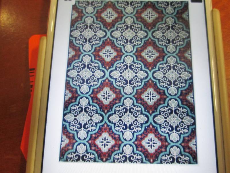 lot 285 image: Hampton Bay Scroll Star Moroccan Na...