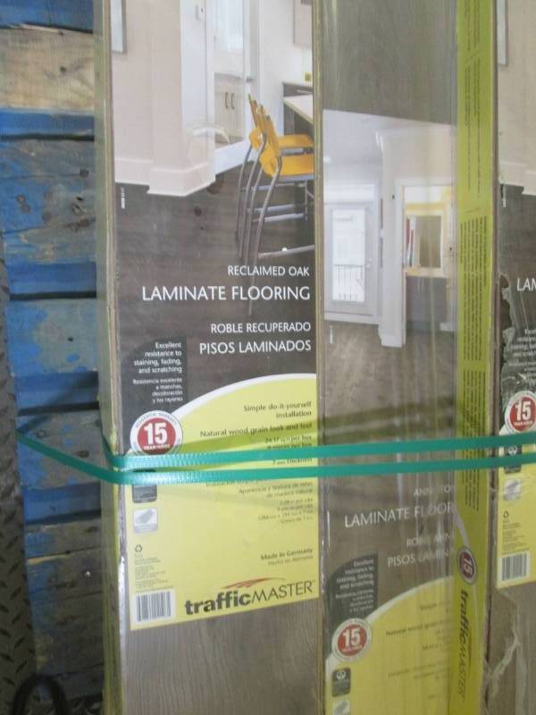 lot 295 image: 7 Cases TrafficMaster Anniston Oak ...
