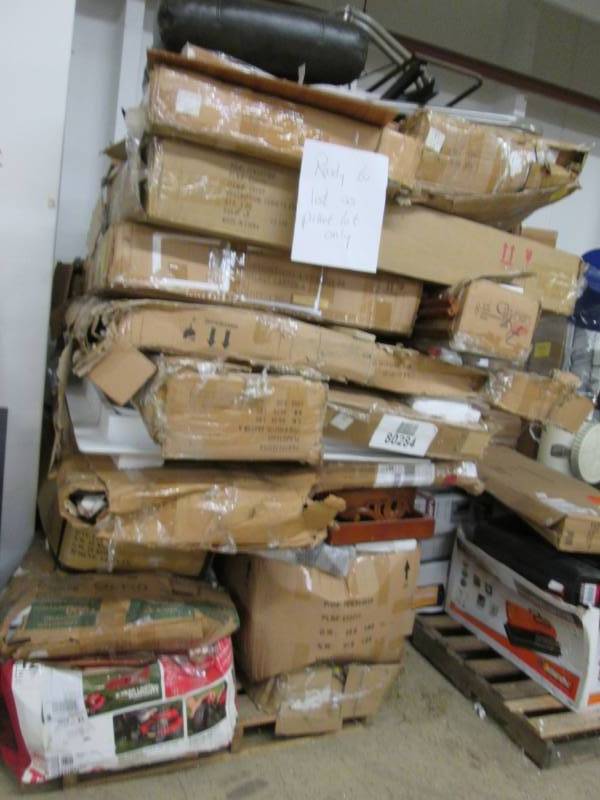 lot 297 image: Pallet of Furniture Damaged or Mis...