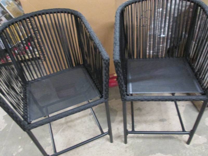 lot 298 image: Lot of 2 Standish Patio Bar Height ...