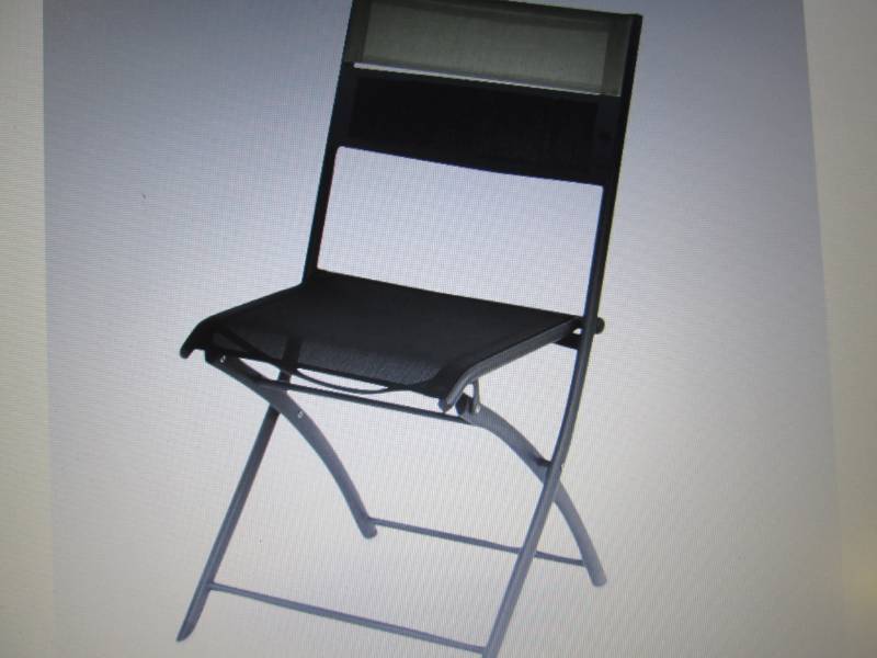 lot 299 image: 2-Split Sling Folding Patio Bistro ...