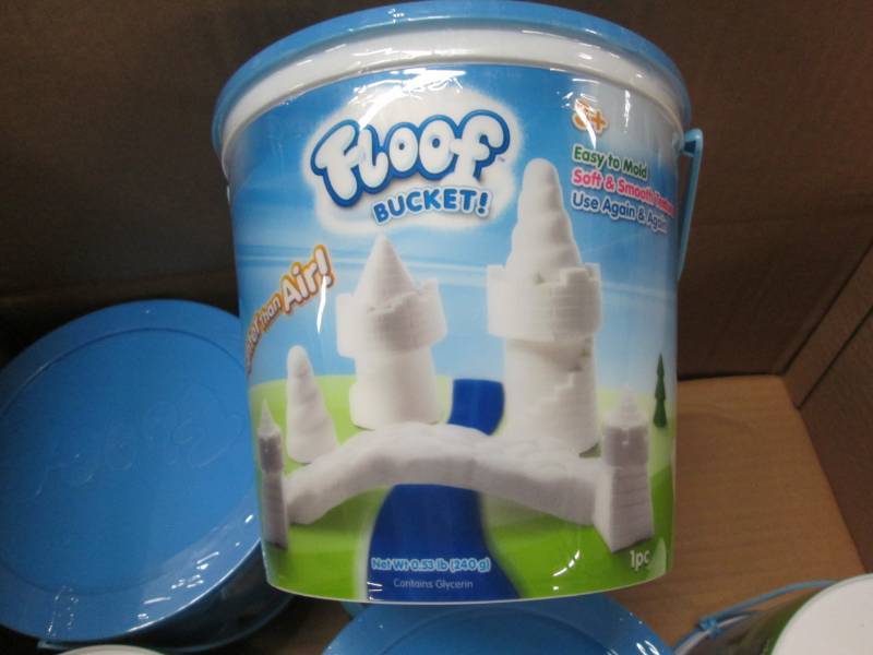 lot 301 image: Case of 6 Buckets Floof Modeling Cl...