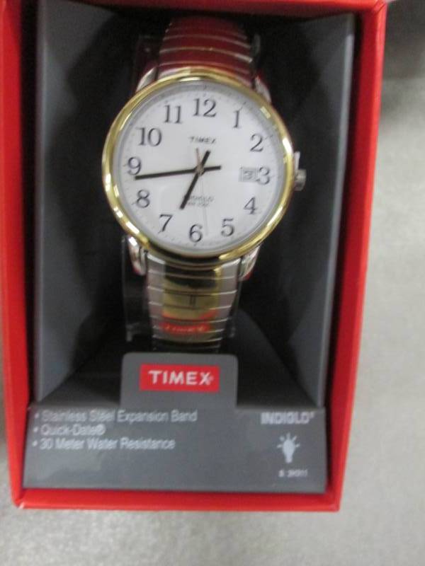 lot 335 image: Timex Stainless Steel Watch Retail ...