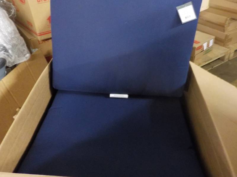lot 38 image: Threshold Navy Deep Seating Seat an...