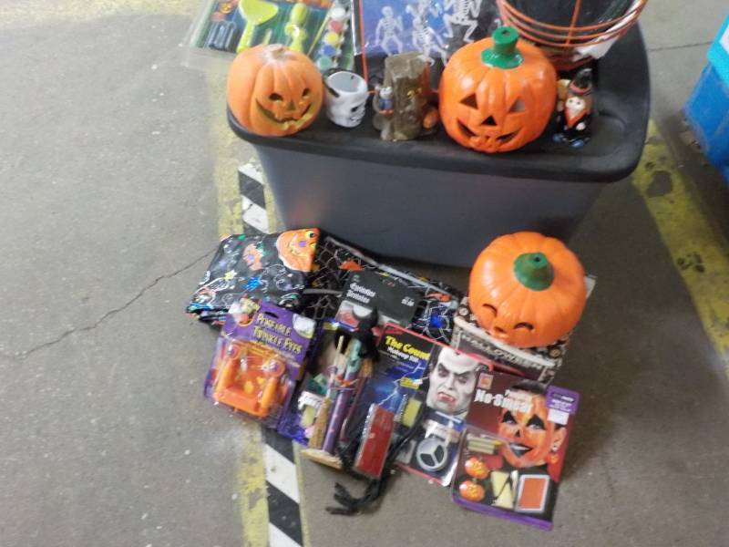 lot 29 image: Lot of Halloween and Fall Dcor...