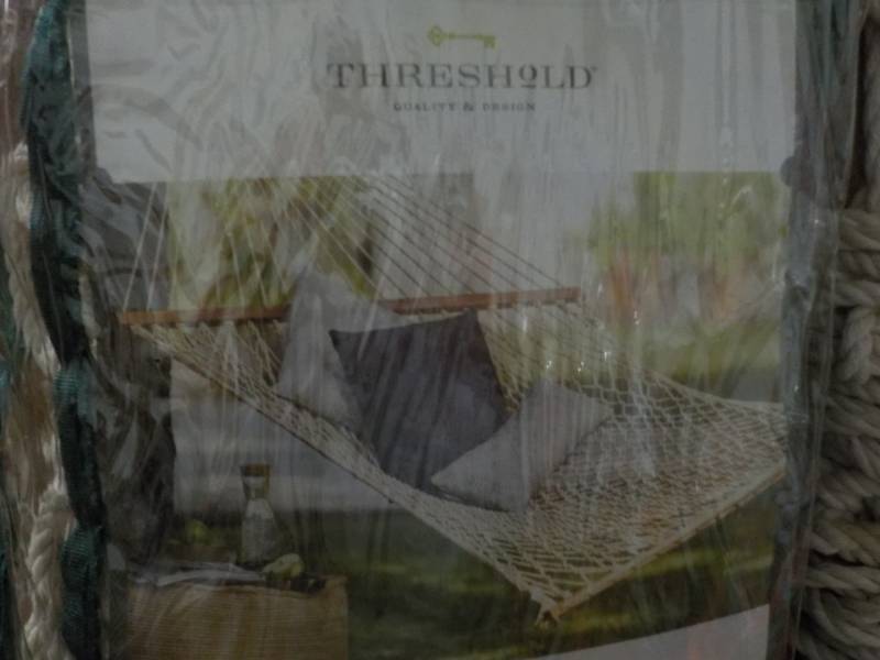 lot 53 image: Threshold Rope Hammock...
