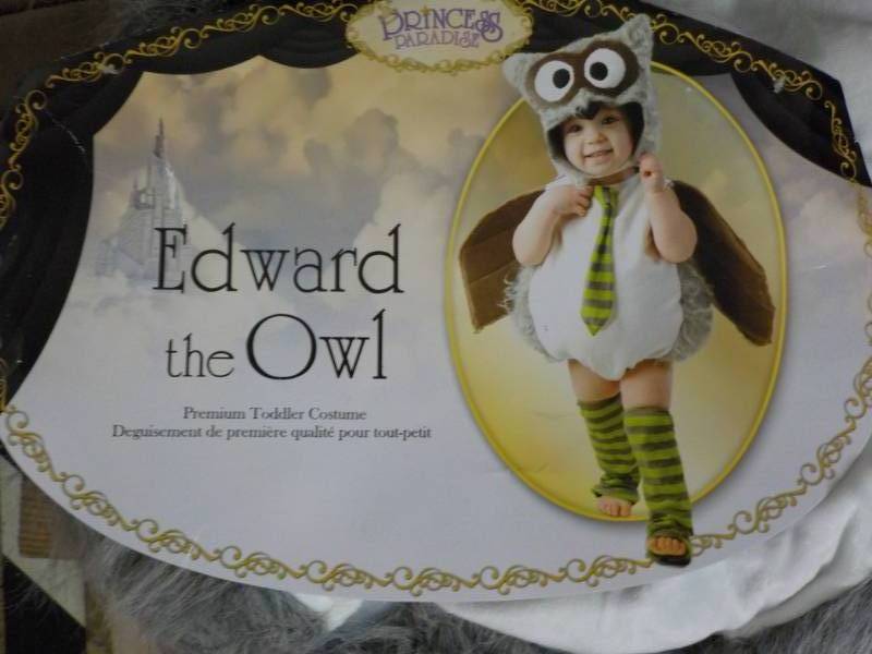 lot 69 image: Edward The Owl Costume for toddlers...
