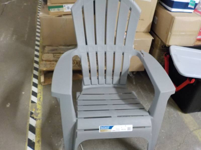 lot 93 image: Real Comfort Andironrack Plastic Ch...