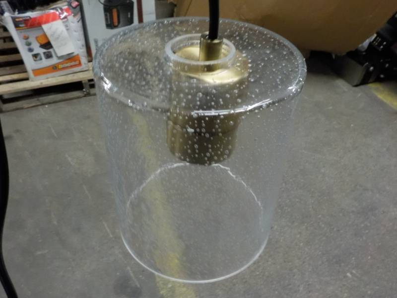 lot 103 image: Glass Hanging Light...