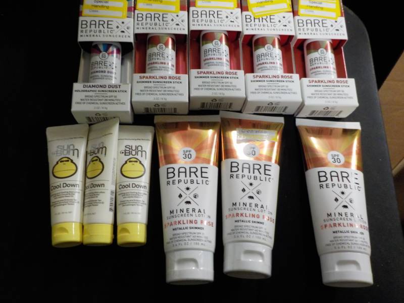 lot 114 image: 8 Bare Republic Sunscreen lotion an...