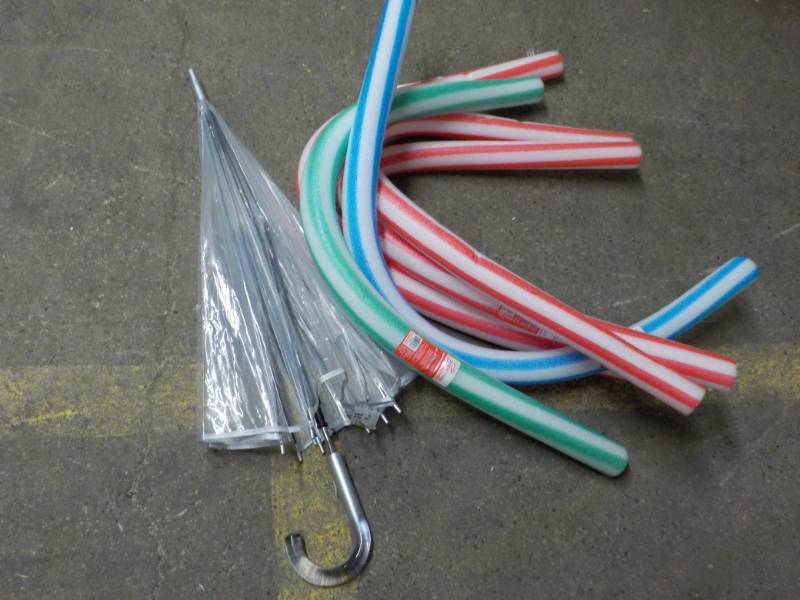 lot 115 image: 1 Umbrella and 5 Swimming Noodles...