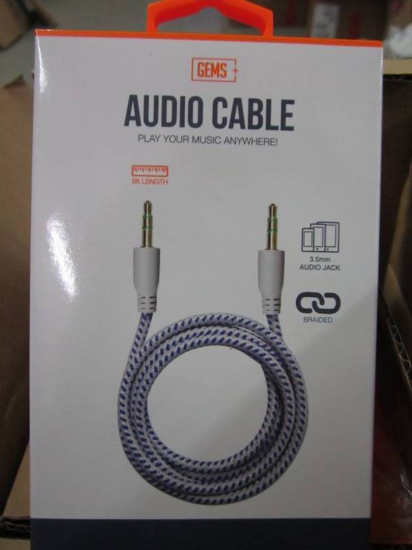 lot 381 image: Gems- Audio Cable 6 (48pcs)...