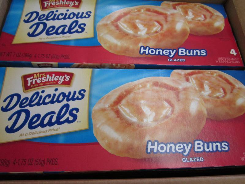 lot 405 image: Mrs. Freshleys Glazed Honey Buns (...