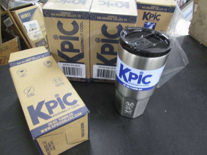 lot 214 image: 6 Kpic 20 oz Insulated Tumblers Kee...