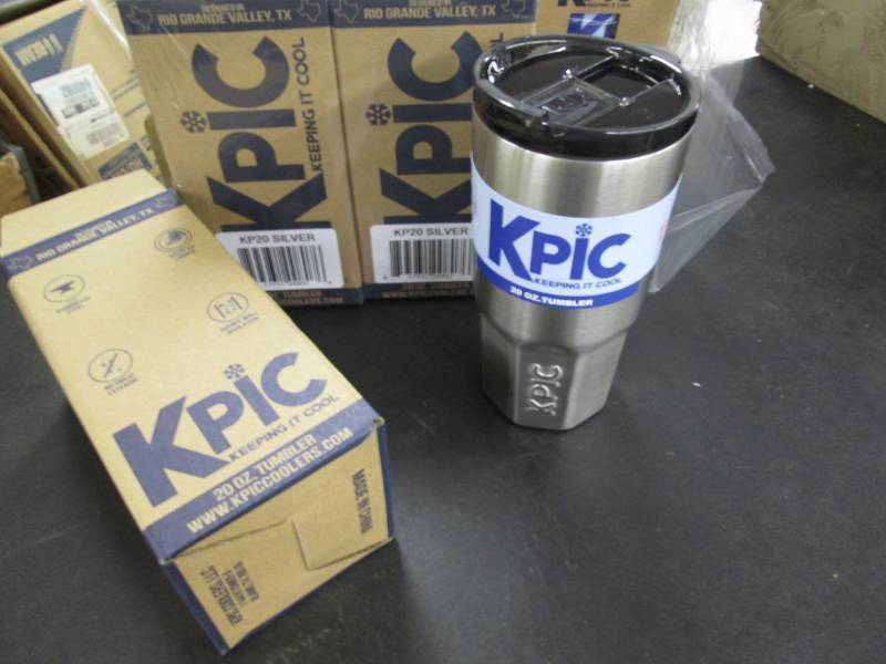 lot 215 image: 6 Kpic 20 oz Insulated Tumblers Kee...