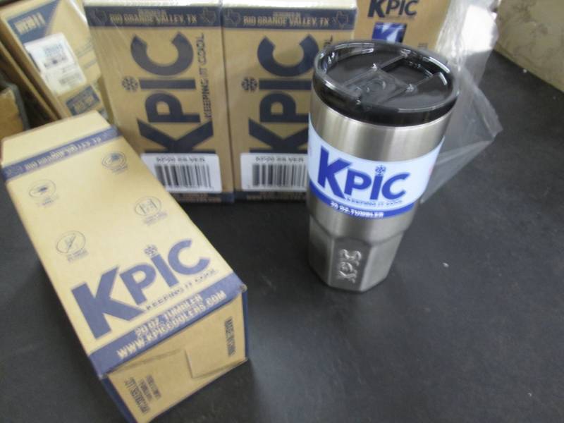 lot 216 image: 6 Kpic 20 oz Insulated Tumblers Kee...