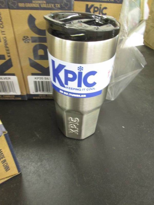 lot 217 image: 6 Kpic 20 oz Insulated Tumblers Kee...