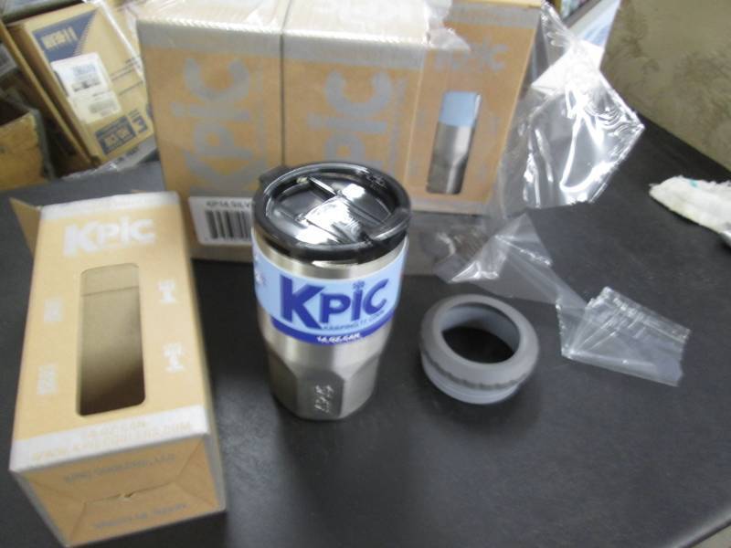 lot 250 image: 6 Kpic 14 oz Insulated Tumblers Kee...