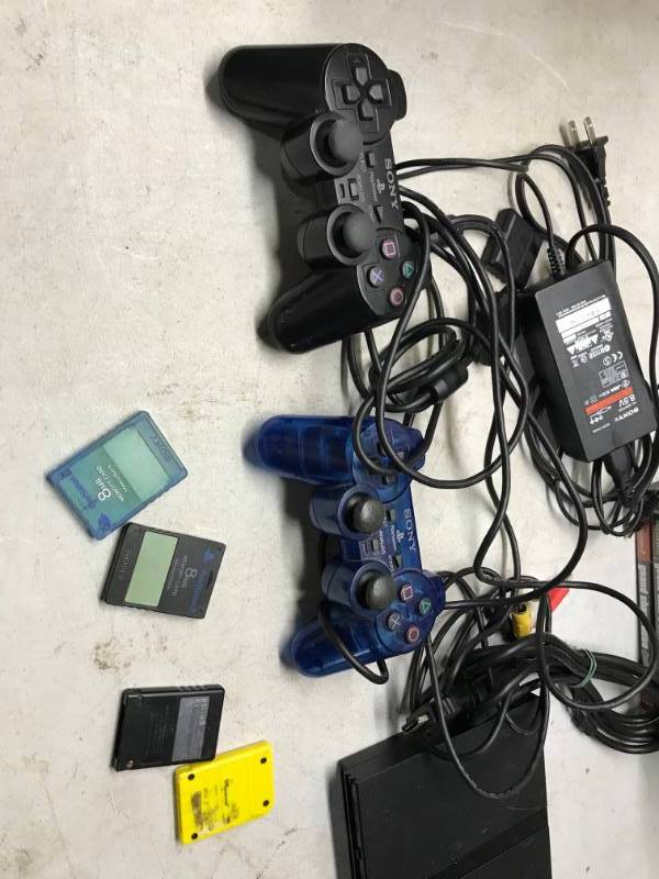 lot 44 image: Play Station 2 Video Game And Console Lot, Used, Untested