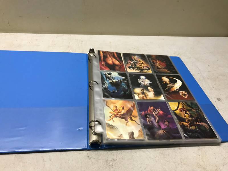 lot 55 image: Vintage Boris Vallejo Fantasy Collector Comic Cards, Complete Set