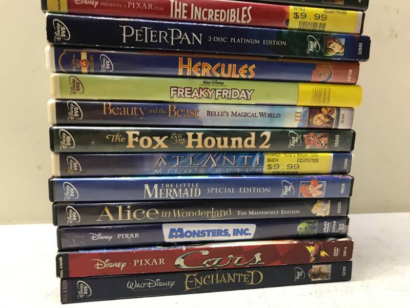 lot 51 image: Lot Of 20 Disney DVDs Used., Some Have Wear