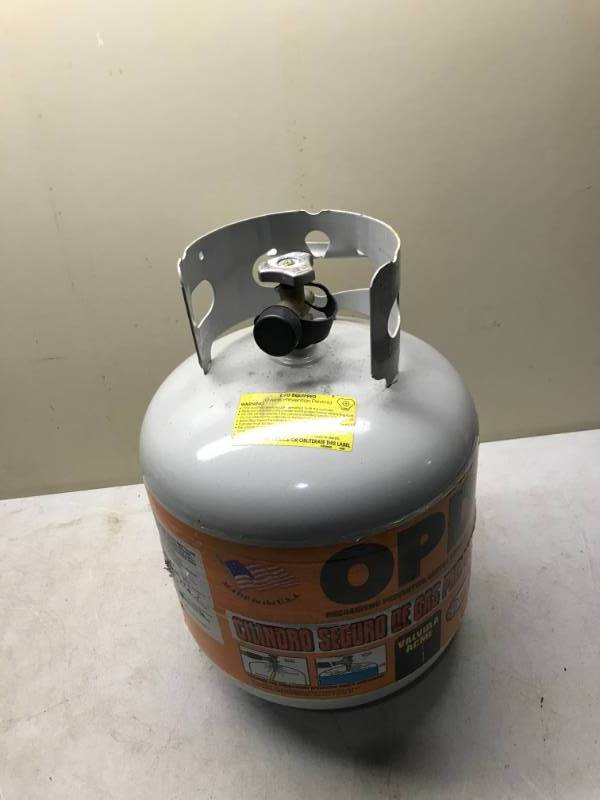 lot 27 image: OPD 20 Pound Propane Tank, Empty