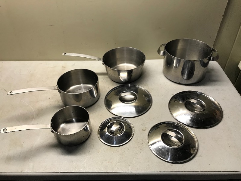 lot 88 image: Lot Of IKEA Cooking Pans With Lids